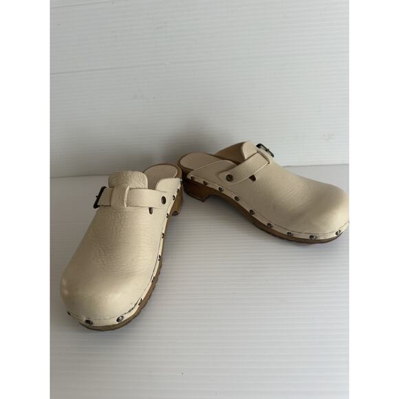 Sanita, Women’s Kristel Clogs, Cream White Size EU37 6.5 - Picture 1 of 8